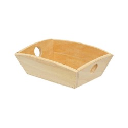 Ξύλινη ψωμιέρα διαστάσεων 16x13x6h cm χρώματος ανοικτό καφέ Ξύλινη ψωμιέρα διαστάσεων 16x13x6h cm χρώματος ανοικτό καφέ