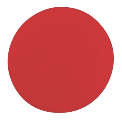 Πλάκα κοπής πολυαιθυλενίου στρογγυλή με διαστάσεις Φ35x1cm σε κόκκινο χρώμα