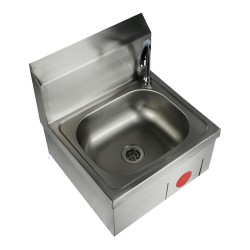 Υγειονομικός νιπτήρας τοίχου με μπουτόν επαγγελματικός SIVVAS