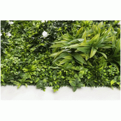 Συνθετικός κάθετος κήπος 1Χ1m σε αποχρώσεις του πράσινου Newplan