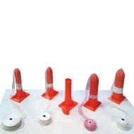 Σωλήνας γεμίσματος ρολλών πορτοκαλί 125mm