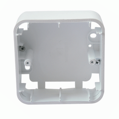 Εξωτερικό κουτί ιδανικό για μετατροπή χωνευτών διακοπτών σε εξωτερικούς λευκό 80x80x35mm CENTURY CONTROL