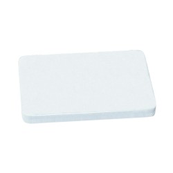 Πλάκα κοπής γενικής χρήσης σε λευκό χρώμα από πολυαιθυλένιο διαστάσεων 20x15x1cm