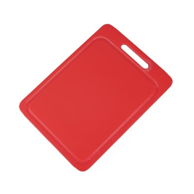 Πλάκα πολυαιθυλενίου με λούκι και λαβή διαστάσεων 35x25x1cm σε κόκκινο χρώμα 