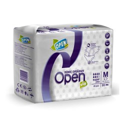 Πάνα ακράτειας Slip νύχτας Super Plus μέγεθος Medium συσκευασία 25 τεμαχίων Open Care