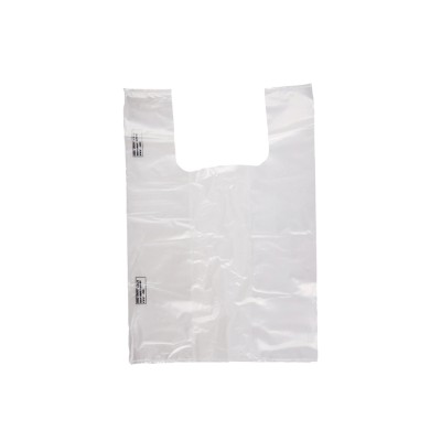 Τσάντα T-SHIRT LDPE διάφανη ζαχαροπλαστείου φαρδιά διαστάσεων 50x60cm