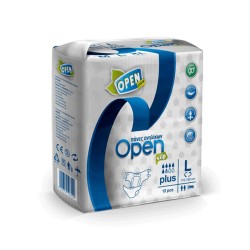 Πάνα ακράτειας slip ημέρας μέγεθος Large συσκευασία 12 τεμαχίων Open Care