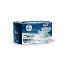 Πάνα ενηλίκων Super Slip Non-Woven μέγεθος Large ECONOMY PACK 30 τεμαχίων Premium Open Care