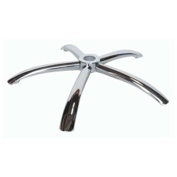 Ανταλλακτικό πόδι χρωμίου για καρέκλες γραφείου Φ64εκ