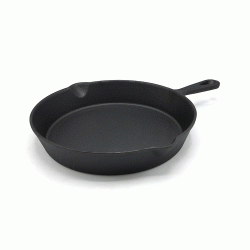 Τηγάνι μαντεμένιο με ομοιόμορφη κατανομή θερμότητας για βελτιωμένο μαγείρεμα Φ25cm PRE-SEASONED FTG-252FP ANGEL COOK