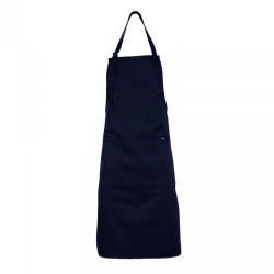 Μακριά ποδιά με τσέπες ολόσωμη και ετικέτα TEAR AWAY από 100% οργανικό βαμβάκι σε μπλε navy χρώμα