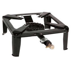 Εστία υγραερίου βαρέως τύπου 40x40cm μεταλλική με δακτύλιο ρύθμισης οξυγόνου καύσης THERMOGATZ