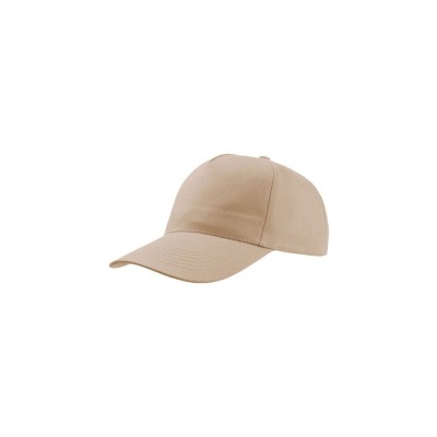 Καπέλο τζόκεϊ πεντάφυλλο σε χακί χρώμα με 4 ραμμένες οπές για εξαερισμό προσχηματισμένο γείσο και σταθερό μέτωπο One Size