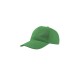 Καπέλο τζόκεϊ πεντάφυλλο σε ανοιχτό πράσινο χρώμα με 4 ραμμένες οπές για εξαερισμό προσχηματισμένο γείσο και σταθερό μέτωπο One Size
