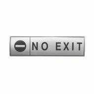 Πινακίδα σμάλτου με ένδειξη «no exit» διαστάσεων 5x17cm Πινακίδα σμάλτου με ένδειξη «no exit» διαστάσεων 5x17cm