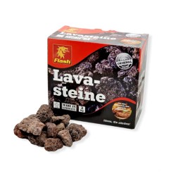 Ηφαιστιογενής πέτρες λάβας κατάλληλες για ψησταριές σε συσκευασία 3kg FLASH