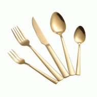 Μαχαιροπίρουνα σετ 60 τμχ χρυσά σειρά PORTO GOLD