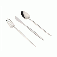 Μαχαιροπίρουνα σετ 24 τμχ σε βαλίτσα ξύλινη μαύρη σειρά LISBON