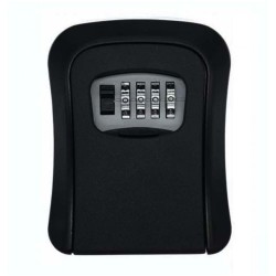 Κλειδοθήκη αδιάρρηκτη σε μαύρο χρώμα διαστάσεων 9,5x6,5x3 cm