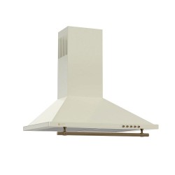 Απορροφητήρας καμίνι TGS 960 με πλενόμενα φίλτρα αλουμινίου και πιεζόμενους διακόπτες σε μπεζ χρώμα