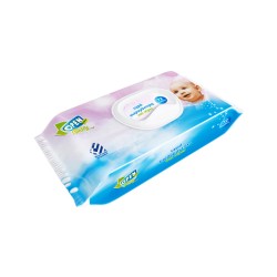 Μωρομάντηλα χωρίς οινόπνευμα σε συσκευασία με καπάκι 72 τεμαχίων Open Care