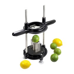 Κόπτης Λεμονιών και λάιμ CDX4 - LT Tellier κόβει λεμόνια και λάιμ σε 1/2 φέτες και σε κομμάτια 1/4