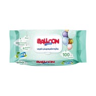 Υγρά μωρομάντηλα σε συσκευασία 100 τεμαχίων με καπάκι Open Care Balloon