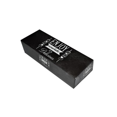 Κουτί ψητοπωλείου ιδανικό για σουβλάκι με επένδυση αλουμινίου Z28 διαστάσεων 25x9x6,5hcm χρώματος μαύρο