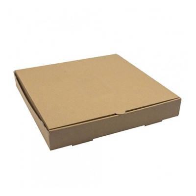 Κουτί πίτσας κραφτ ατύπωτο διαστάσεων 40x40x4cm σε πακέτο των 50 τεμαχίων