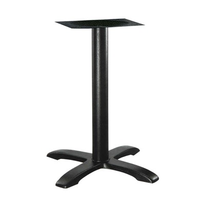 Bάση για τραπέζι 61x61x73cm από μαντεμι τετράνυχι σε μαύρο χρώμα σειρά Astor