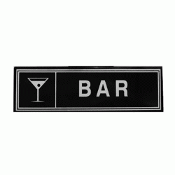 Πινακίδα τοίχου με ένδειξη «bar» διαστάσεων 6x20cm Πινακίδα τοίχου με ένδειξη «bar» διαστάσεων 6x20cm