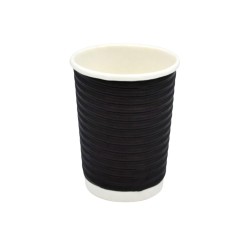 Χάρτινο ποτήρι γκοφρέ Ripple 8oz (80mm) για ζεστά και κρύα ροφήματα συσκευασία 25 τεμαχίων Χάρτινο ποτήρι γκοφρέ Ripple 8oz (80mm) για ζεστά και κρύα ροφήματα συσκευασία 25 τεμαχίων