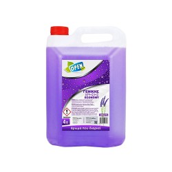 Υγρό γενικής χρήσης σε συσκευασία 4lt με ευχάριστο άρωμα λεβάντας Economy Open Care
