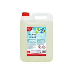 Παχύρευστη χλωρίνη regular σε επαγγελματική συσκευασία 4lt Open Care