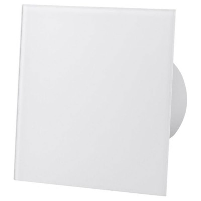 Πρόσοψη-πάνελ γυάλινο λευκό ματ 175x175mm για τους εξαεριστήρες μπάνιου AirRoxy