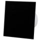 Πρόσοψη-πάνελ γυάλινο μαύρο 175x175mm για τους εξαεριστήρες μπάνιου AirRoxy