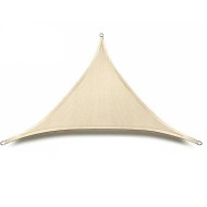Πανί σκίασης τρίγωνο GRASHER διαστάσεων 3,6x3,6x3,6m σε εκρού χρώμα