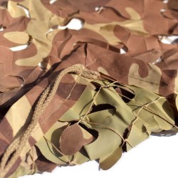 Δίχτυ παραλλαγής PU αδιαβροχοποιημένο με διαστάσεις 4x6m σε μπέζ - καφέ χρώμα GRASHER