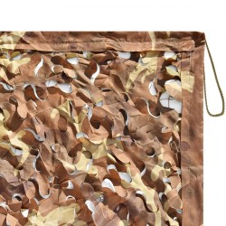 Δίχτυ παραλλαγής PU αδιαβροχοποιημένο με διαστάσεις 2x3m σε μπέζ - καφέ χρώμα GRASHER