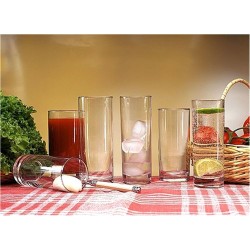 Γυάλινο ποτήρι νερού, ποτού χωρητικότητας 28cl διαστάσεων φ5,8x16,1cm της σειράς CLASSICO, UNIGLASS