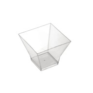 Πλαστικό μπωλάκι - παγόδα PS 120cc διαφανές Πλαστικό μπωλάκι - παγόδα PS 120cc διαφανές