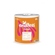 Ρολό κουζίνας λευκασμένο χημικό πολτό Design 600gr 68m ENDLESS