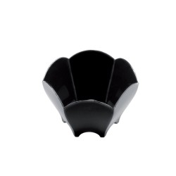 Πλαστικό ποτηράκι - μπωλάκι TULIP PS 70cc μαύρο Πλαστικό ποτηράκι - μπωλάκι TULIP PS 70cc μαύρο