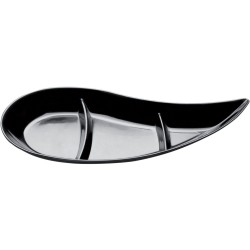 Πλαστικό πιατάκι - μπωλάκι VIRGOLA PS 120mm μαύρο Πλαστικό πιατάκι - μπωλάκι VIRGOLA PS 120mm μαύρο