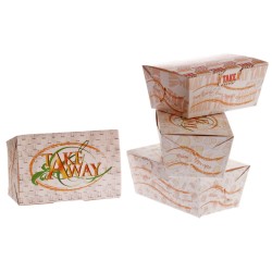 Χάρτινη Συσκευασία Τροφίμων 160x100x70mm, Ιταλίας