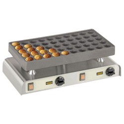 Συσκευή για Poffertjes Poffi 50 θέσεων 2,2kW με 2 θερμοστάτες έως 300 βαθμούς και 2 διακόπτες Συσκευή για Poffertjes Poffi 50 θέσεων 2,2kW με 2 θερμοστάτες έως 300 βαθμούς και 2 διακόπτες