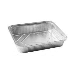 Σκεύος αλουμινίου χωρητικότητας 1100cc και διαστάσεων 22.5x17.5x3.5cm συσκευασία 100 τεμαχίων