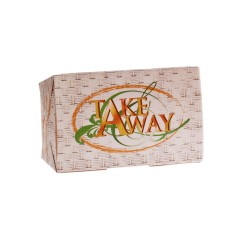 Χάρτινη Συσκευασία Τροφίμων 160x100x70mm, Ιταλίας