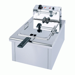 Μονή επαγγελματική φριτέζα ανοξείδωτη με ψηφιακό χρονόμετρο 13Lt ελληνικής κατασκευής 6300W M&M PROFESSIONAL