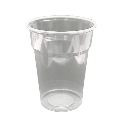 Πλαστικό ποτήρι διάφανο ιδανικό για μπύρα και freddo χωρητικότητας 400ml συσκευασία 50 τεμαχίων